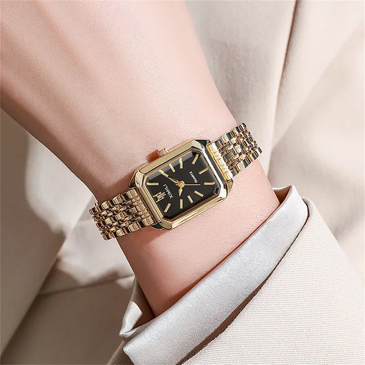 2024 New Women Watch Light Luxury Brand Stainless Steel Ladies Business Watches Female Student Fashion Quartz Wristwatches